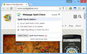 Spell Check Chrome Extension