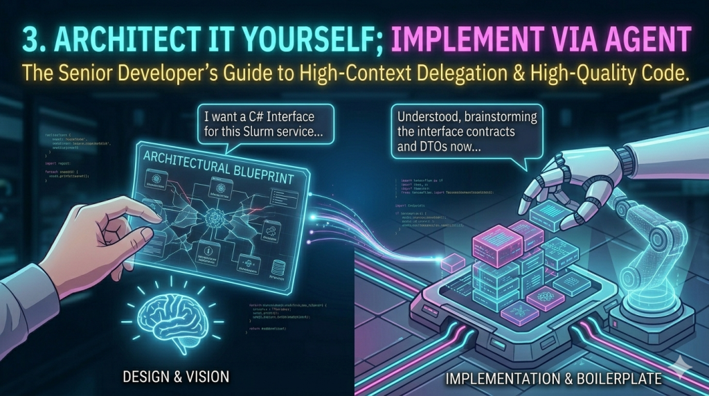 Architect It Yourself; Implement via Agent